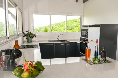 Villa Grenade & Pitaya haut bas Vue mer et FDF — 4-Star Luxury Hotel in Sainte-Luce, Martinique