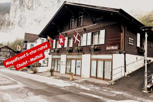 Chalet Maithili Lauterbrunnen 152 Year Old Majestic Chalet — 4-Star Luxury Hotel in Lauterbrunnen, Switzerland