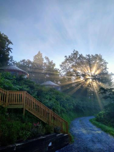 Fontana @ Sky Ridge Yurts in Bryson City, United States