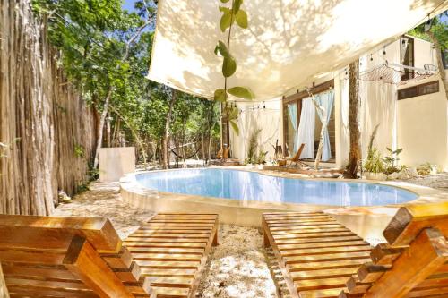 Loft Cabins in Cenotes Natural Park Tulum — 4-Star Luxury Hotel in Tulum, Mexico
