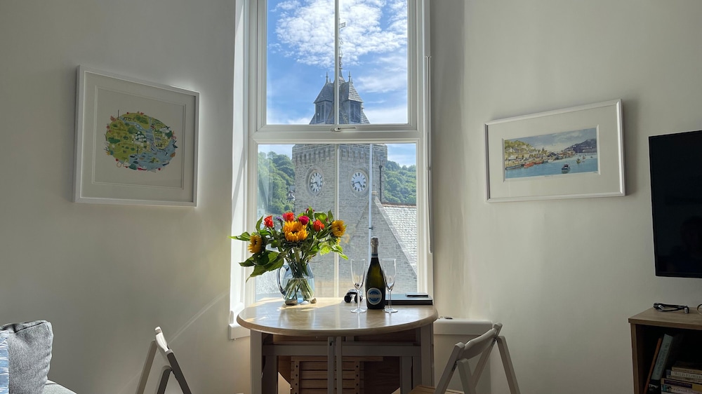 Clock Tower View in Looe, United Kingdom
