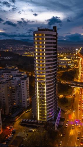 SaDim Lux Apartment City Tower 18th floor in Cluj-Napoca, Romania