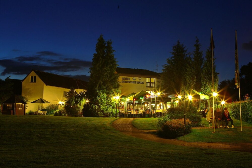 Hotel Front - Evening/Night