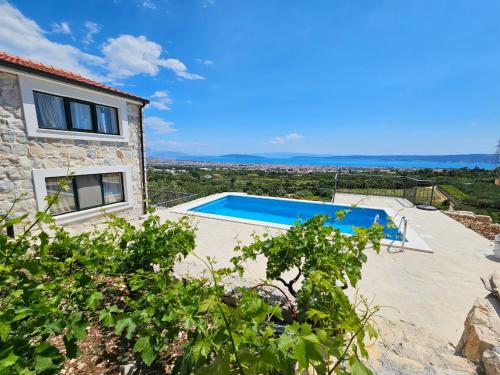 Villa Bepina surrounded by sea olive vineyard — 4-Star Luxury Hotel in Kastel Novi, Croatia
