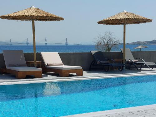 Santa Domenica Nafpaktos Rooms And Apartments by the Sea — 4-Star Luxury Hotel in Nafpaktos, Greece