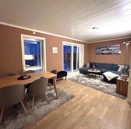 Seacabin in Lilleeidet Marina in Gravdal, Norway