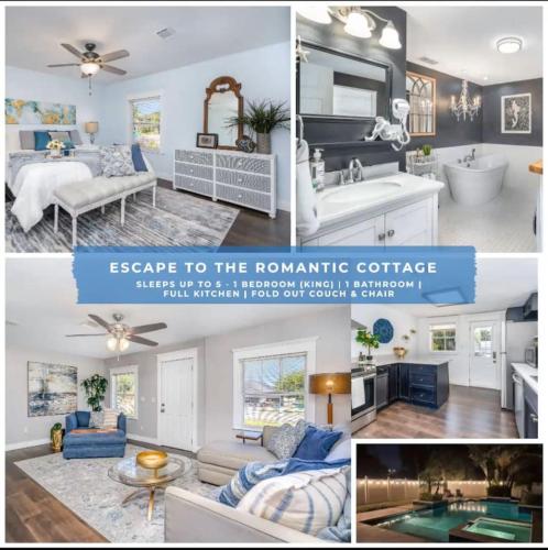 Romantic Cottage King Pool Pickleball Beaches — 4-Star Luxury Hotel in Melbourne, United States