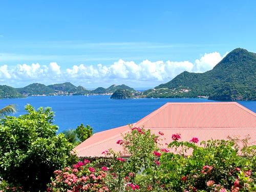 Villa Bambou vue mer panorama sur la baie des Saintes — 4-Star Luxury Hotel in Petites Anses, Guadeloupe
