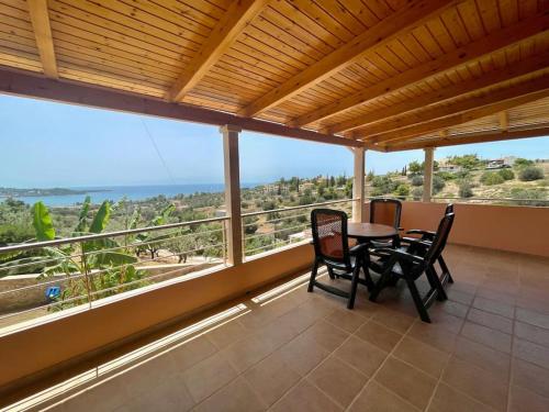 Porto Heli Panoramic sea side view in Porto Cheli, Greece