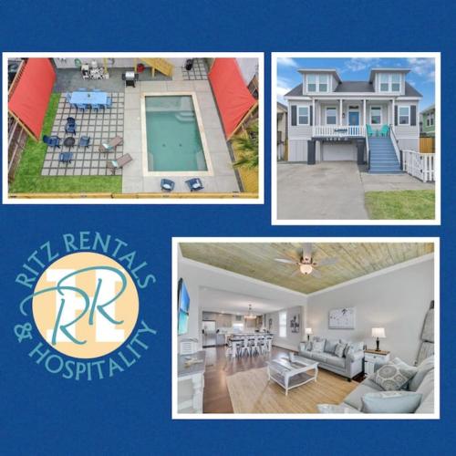Island Time with Heated Pool Walk to Beach and Pleasure Pier in Galveston, United States