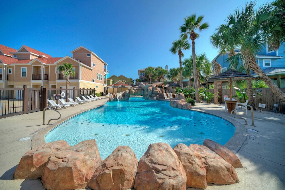 Private Yard Cornhole Resort Pool Oasis w Slide Down the Shore by Avantstay - photo 39