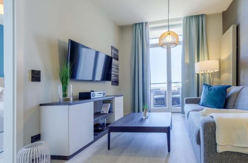 5 Sterne Apartment Strandflieder mit einem traumhaften Boddenblick — 4-Star Luxury Hotel in Wustrow, Germany