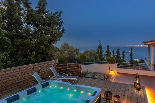 Albore ImBlue Jacuzzi Bliss in Countryside Escapes — 4-Star Luxury Hotel in Palekastro, Greece