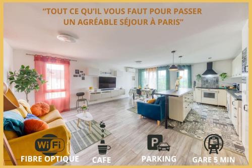 Paris Family Friends Gare A 5 Minutes Parking — Le Bourget