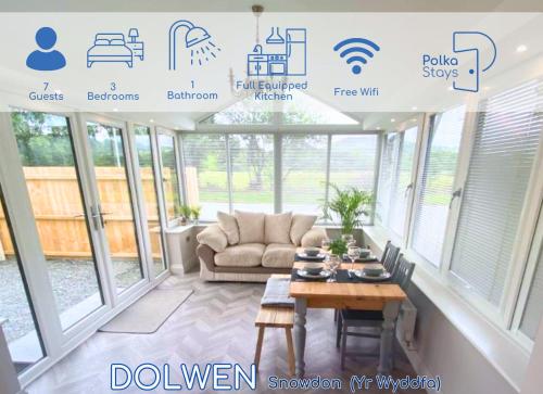 Dolwen Snowdonia Home by PolkaStays — 4-Star Luxury Hotel in Caernarfon, United Kingdom