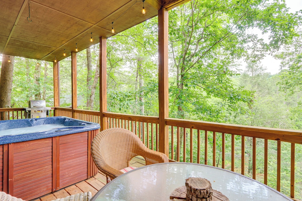 Pet friendly Resort Cabin 5 Mi to Dtwn Ellijay in Ellijay, United States