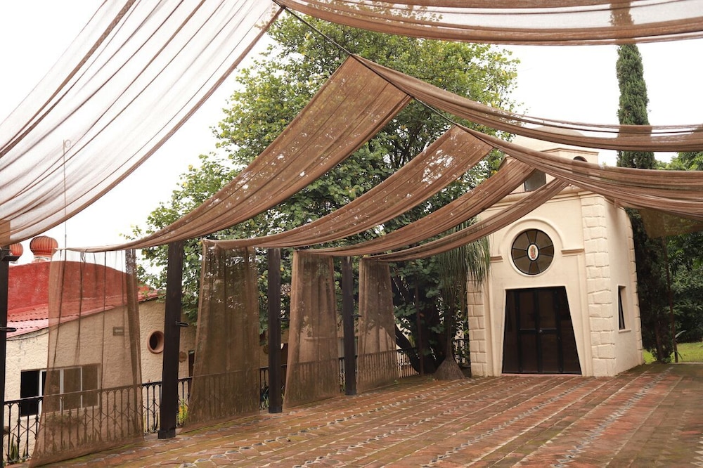 Outdoor wedding area