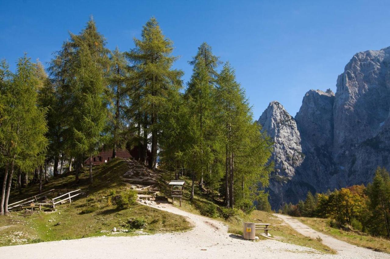 Erjavceva Mountain Hut at Vrsic Pass in Kranjska Gora, Slovenia