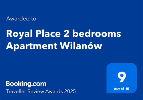 Royal Place 2 bedrooms Apartment Wilanów — 4-Star Luxury Hotel in Warsaw, Poland