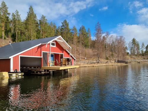 Boathouse in Unknown City, Sweden