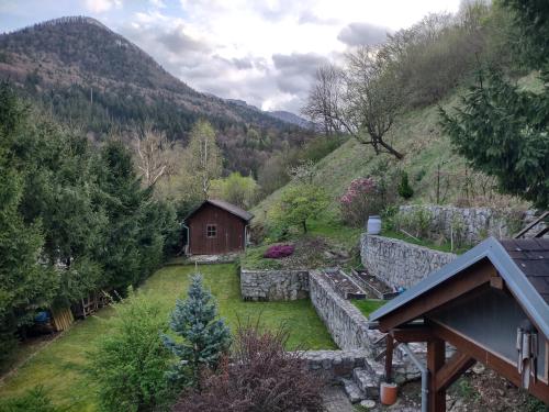 Chata Parnica v objeti slovenskych hor in Unknown City, Slovakia