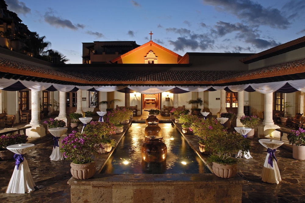Outdoor banquet area