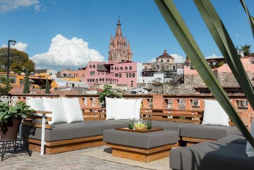 Stunning City Views from Rooftop Casa Beckmann — 4-Star Luxury Hotel in San Miguel De Allende, Mexico
