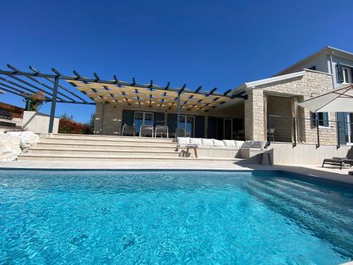 Villa Tina Maria with seaview near Porec — 4-Star Luxury Hotel in Visignano, Croatia