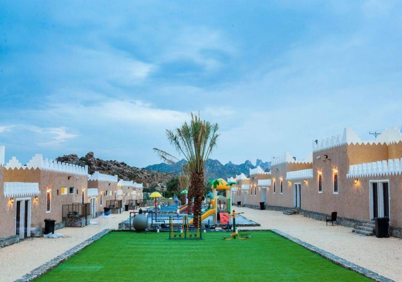 Dar Al Ward Heritage Village in Ta'if, Saudi Arabia