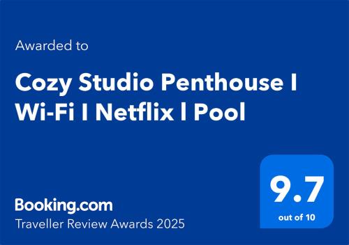 Cozy Studio Penthouse I Wi Fi I Netflix l Pool — 4-Star Luxury Hotel in Manila, Philippines