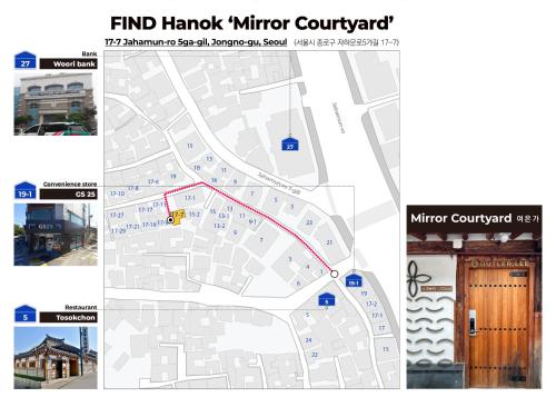 Luxury Hanok Mirror Courtyard in Seoul, South Korea