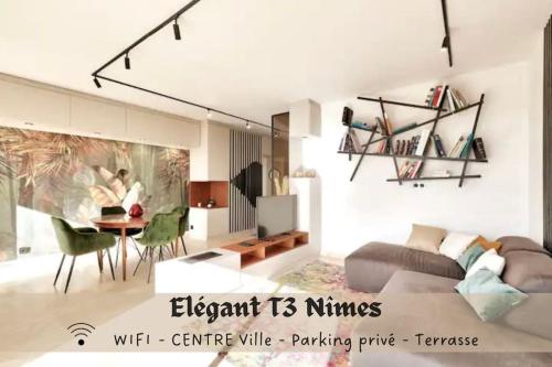 L’elegant T3nimes Parking Centre Ville in Nimes, France