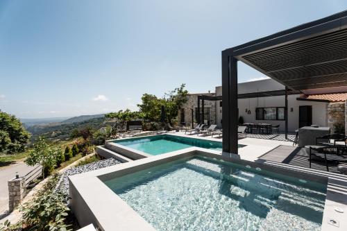 Eumelia Iconic Villa with Heated Pool & Whirlpool by Thinkvilla — 4-Star Luxury Hotel in Rethymno, Greece