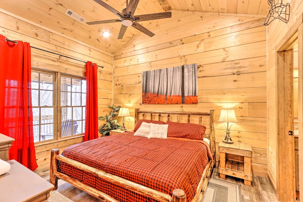 Coosawattee River Resort Cabin w Private Hot Tub - photo 7