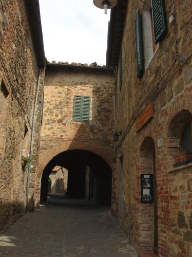 Borgo Vecchio in Montalcino, Italy