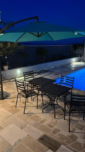 Panorama Sevid in Marina, Croatia