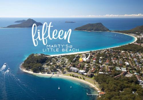 Holiday Paradise FIFTEEN Marty's @ Little Beach — 4-Star Luxury Hotel in Nelson Bay, Australia