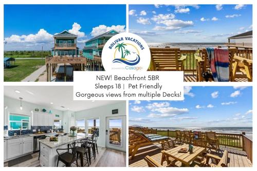 Mimosa Beach Luxury Beachfront 5BR Gorgeous views from multiple Decks in Wheatland, United States