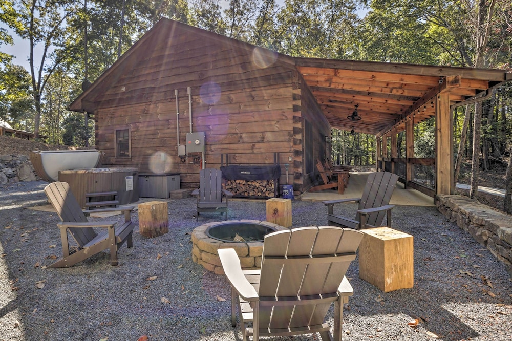 Coosawattee River Resort Cabin w Private Hot Tub - photo 20