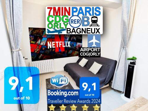 Bagneux Paris Rer B Confort Netflix in Cachan, France