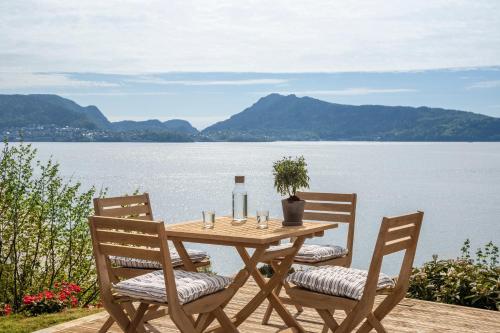 Panoramic view with private terrace — 4-Star Luxury Hotel in Bergen, Norway