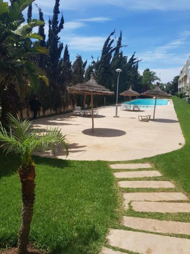 Beach Side 2 BR Oasis with Private Pool & Parking — 4-Star Luxury Hotel in Casablanca, Morocco