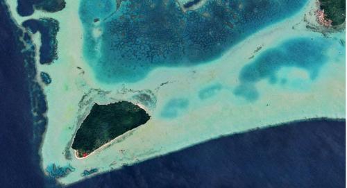 Sebangkat Island Tun Sakaran Marine Park in Semporna, Malaysia