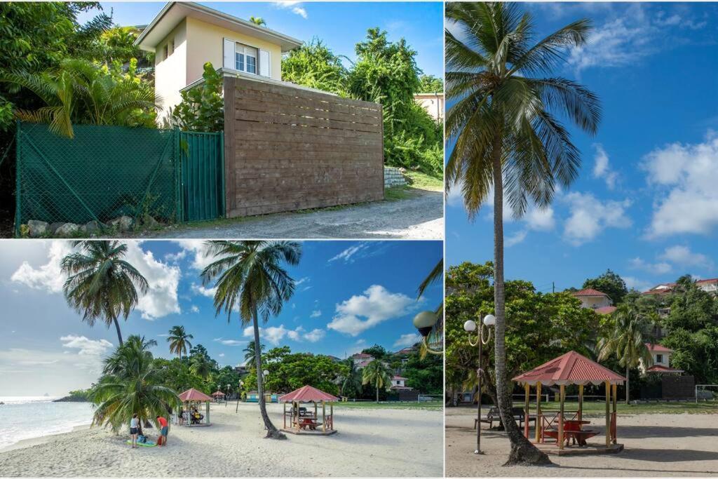Cabanon en bord de plage Anse Figuier in Riviere-Pilote, Martinique