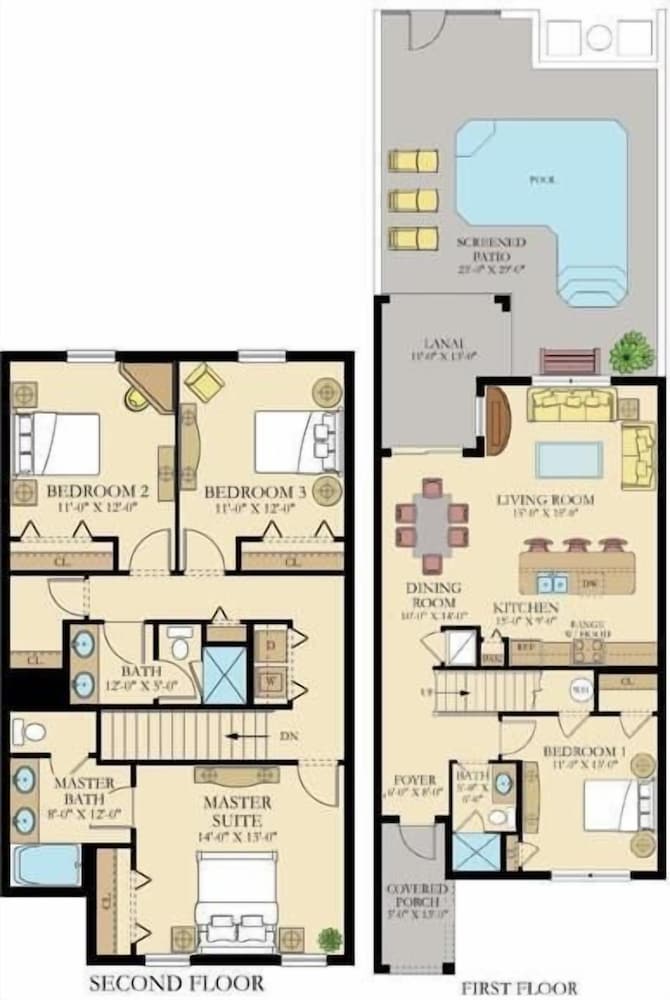 8981 CC 4Bed Private Pool 10 Guests Champions gate — 4-Star Luxury Hotel in Kissimmee, United States