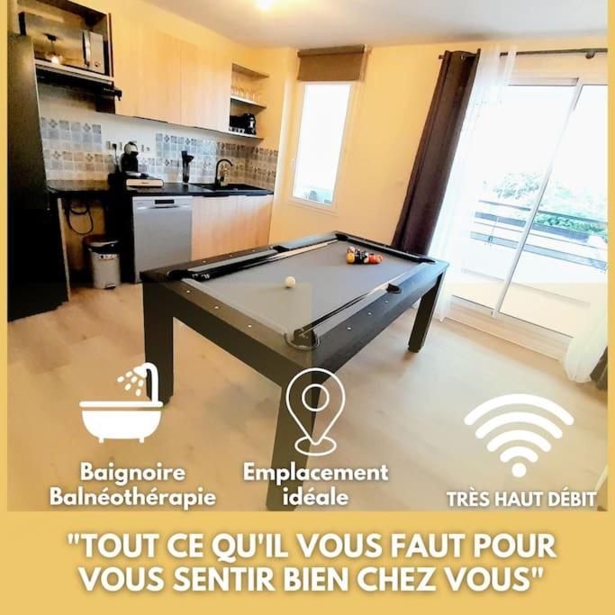 Cosy T3 Oiseau de Paradis Billard Balnéothérapie proche aéroport et centre ville — 4-Star Luxury Hotel in Saint-Denis, Réunion