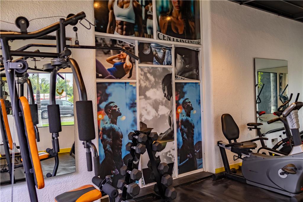 Don't miss your exercise routine with our complete structure!