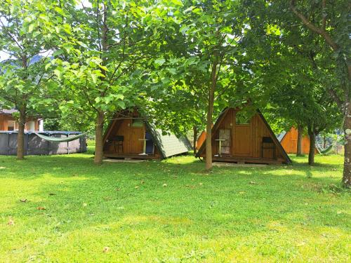 Glamping Hiške Petrin in Tolmin, Slovenia