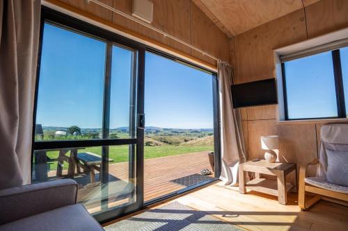 Cosy Studio with a View in Raglan, New Zealand