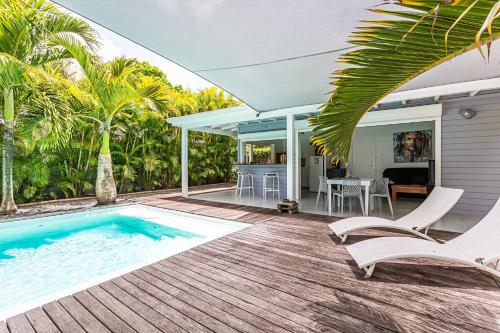 Villa Louise Maison climatisée avec piscine — 4-Star Luxury Hotel in Saint-Francois, Guadeloupe